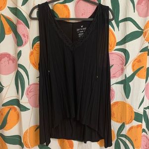 Black American Eagle Tank Top